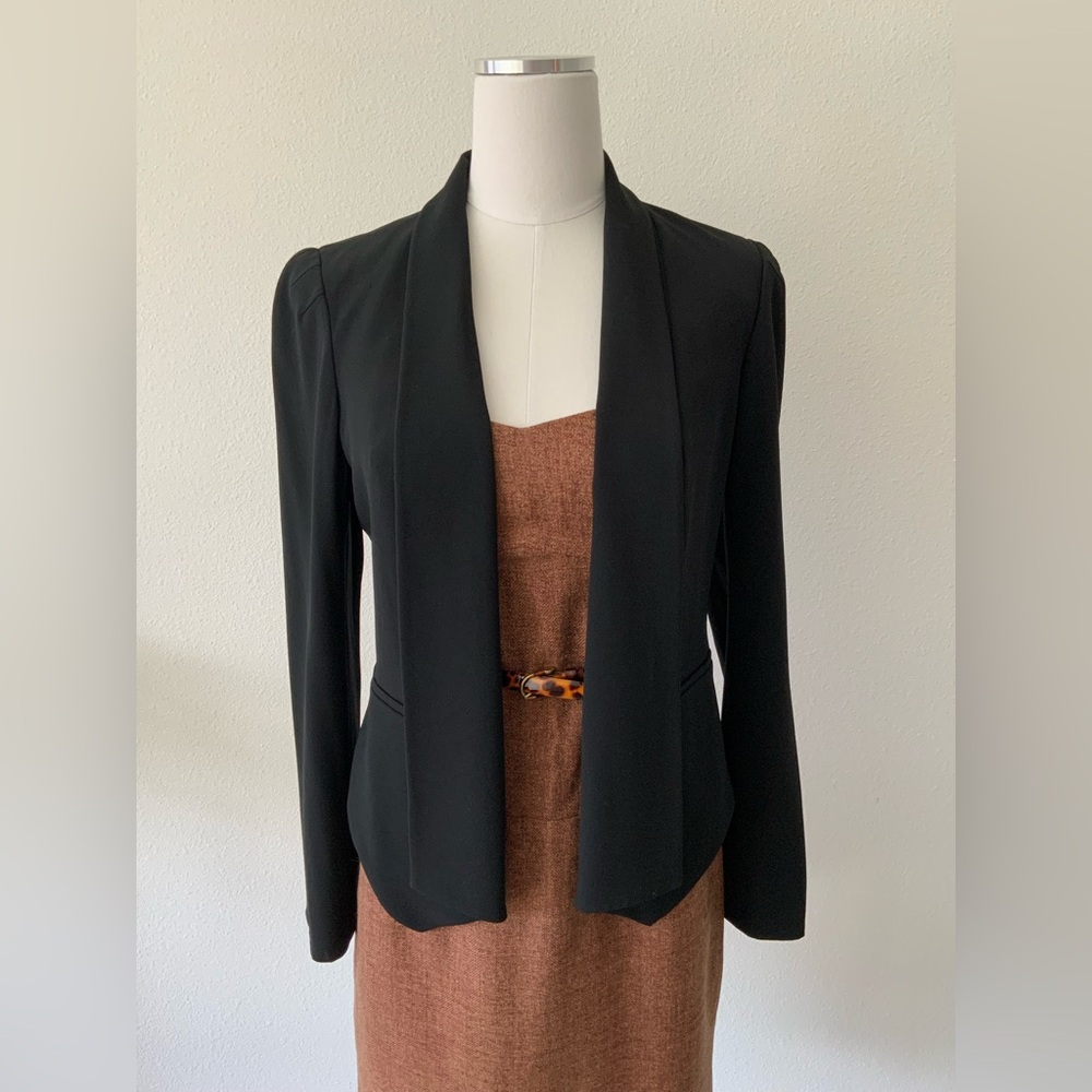 Aritzia Babaton Black Shawl Collar Blazer